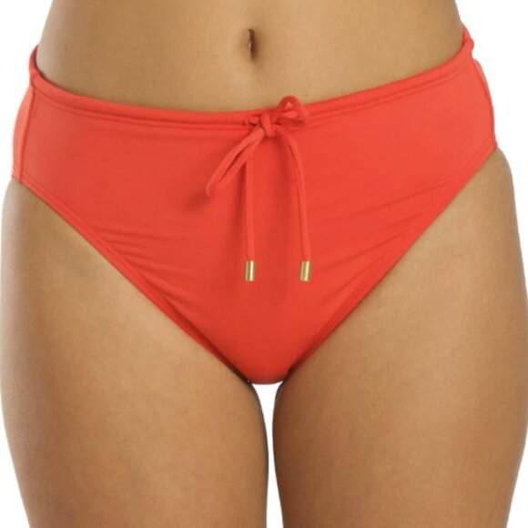 Vince Camuto Tie Waist Bikini Bottom - Red Sunset - size Medium - Picture 7 of 7
